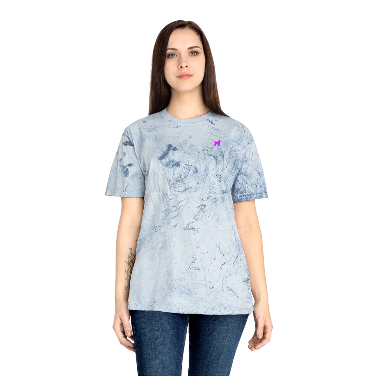Color Blast T-Shirt - Cool Marble Effect for Everyday Style
