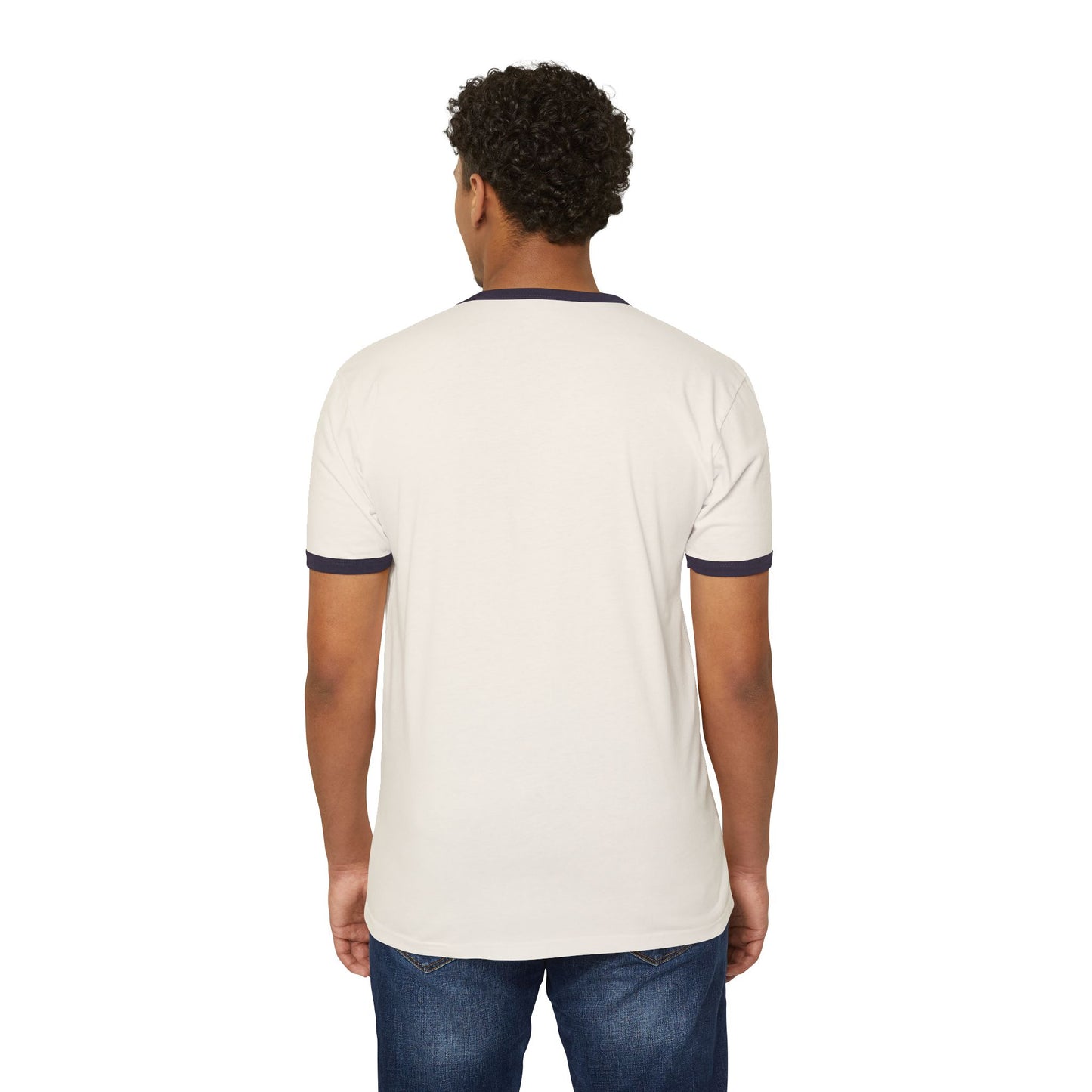 Doodle Bound Cotton Ringer T-Shirt – Casual and Creative Wear for Art Lovers