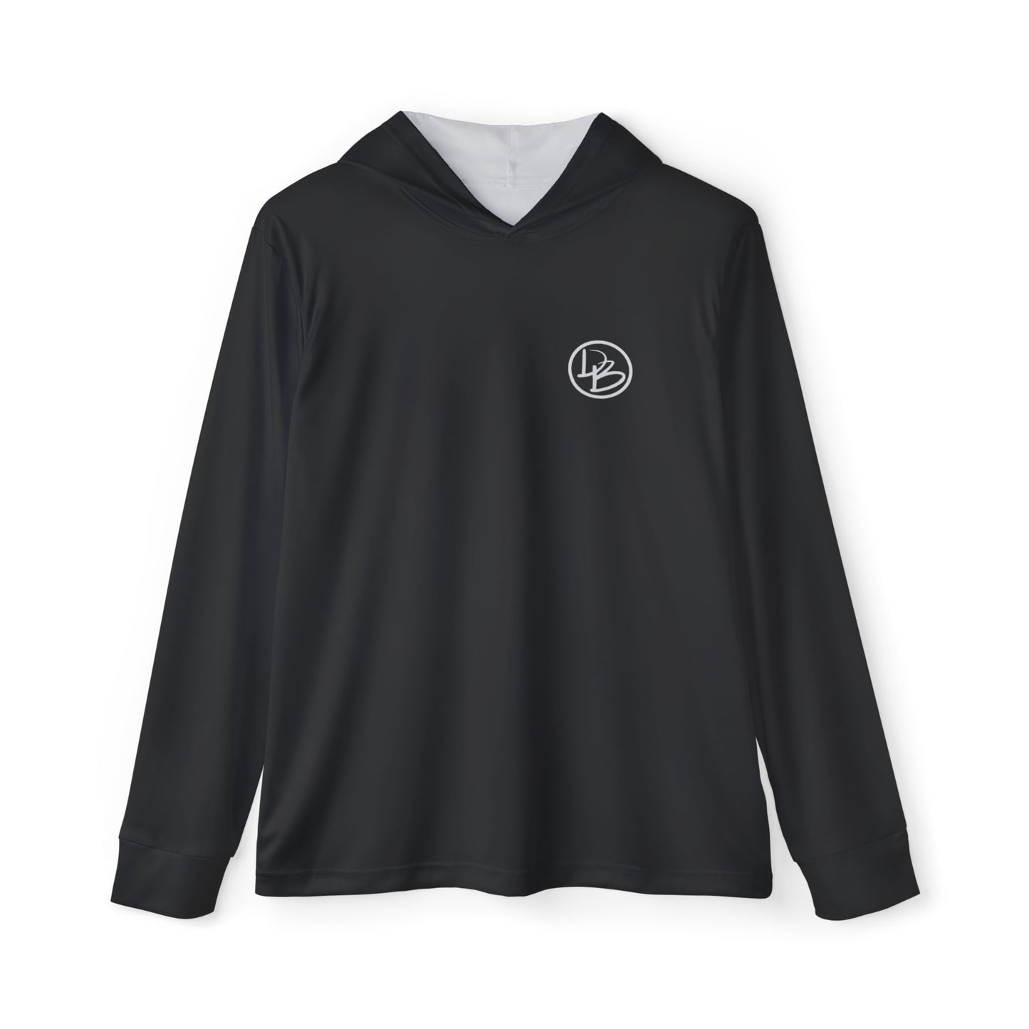 Men's Athletic Warmup Hoodie - Lightweight Black Sportswear