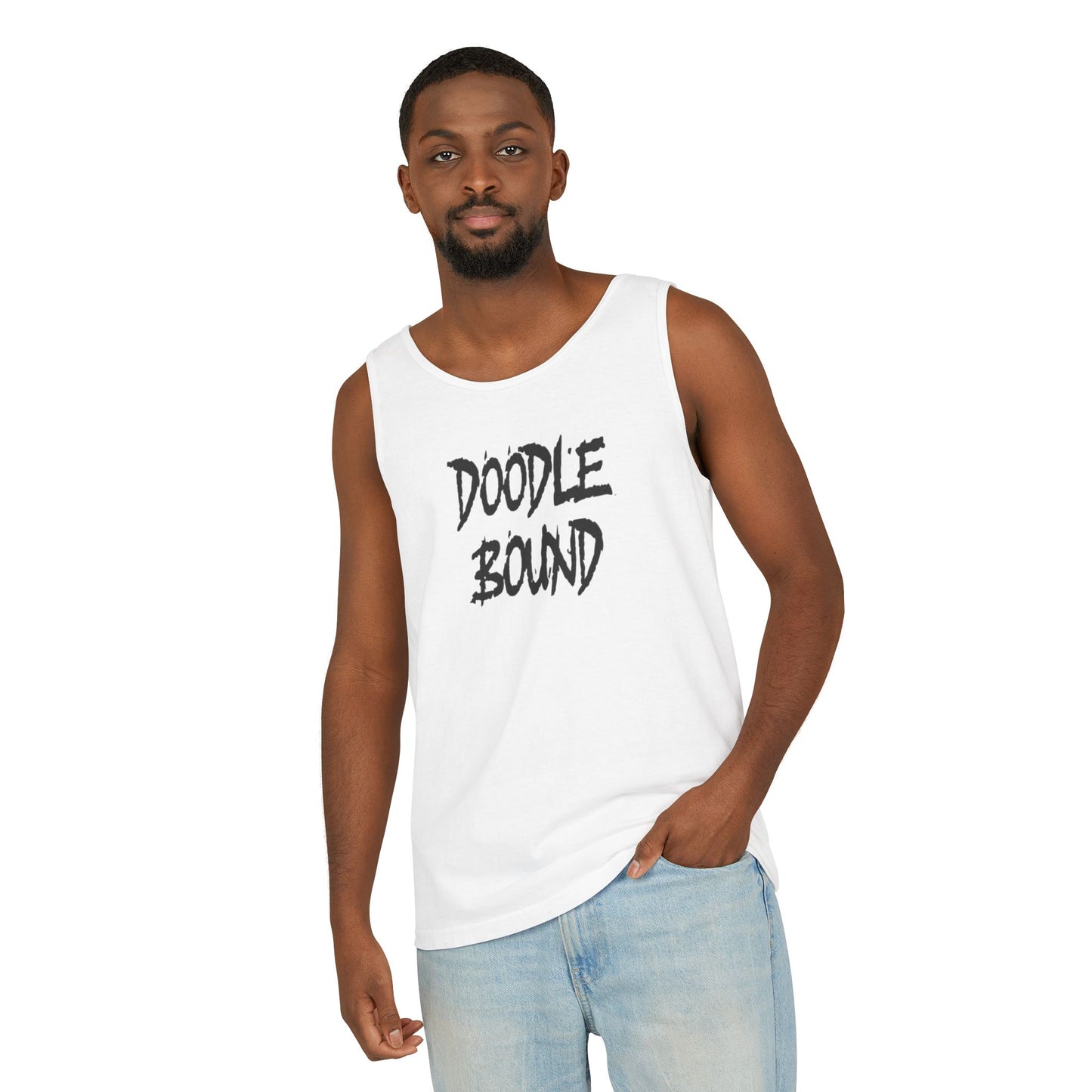 Doodle Bound Tank Top - Soft Garment-Dyed Summer Tee