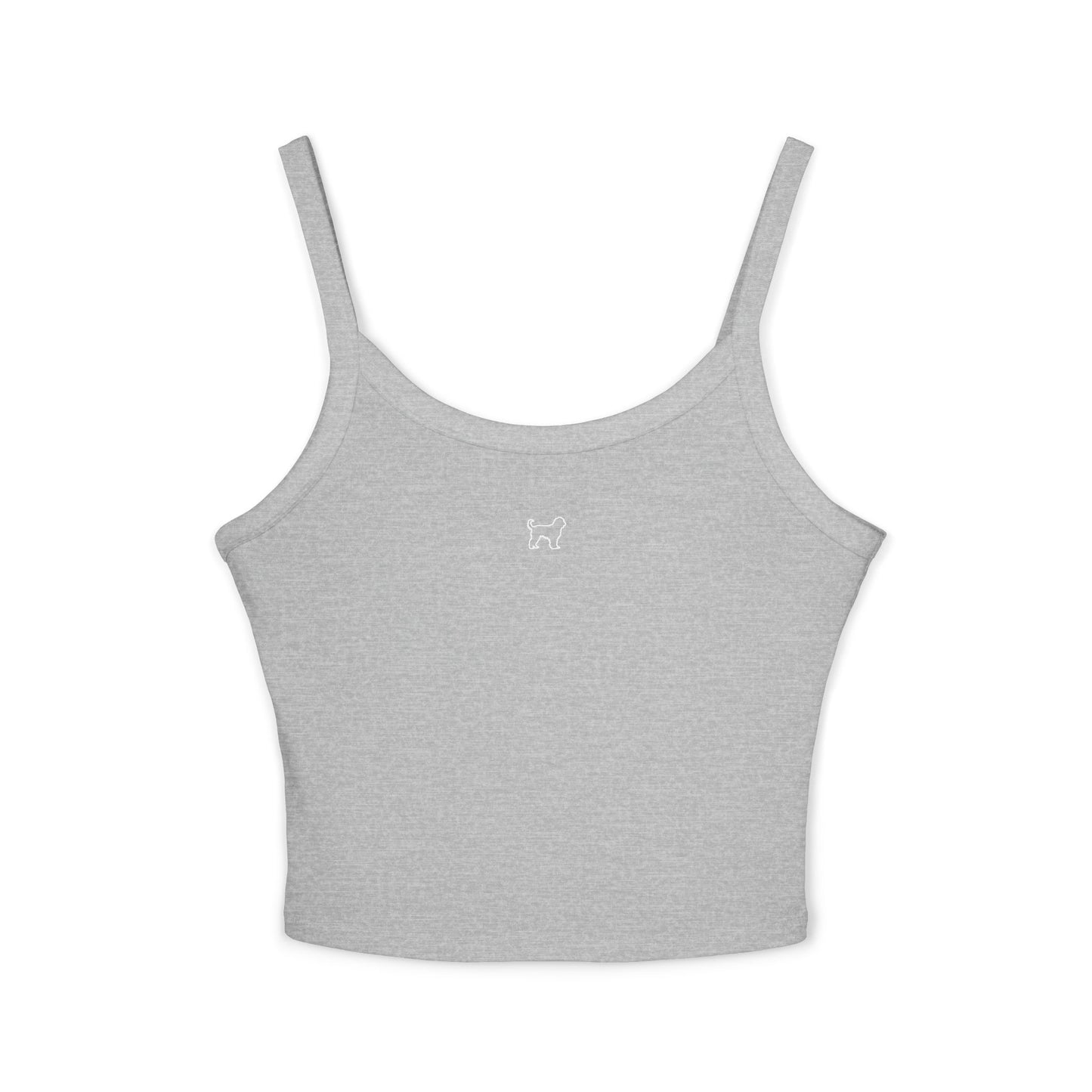 Cute Dog Design Women's Spaghetti Strap Tank Top - Perfect for Pet Lovers