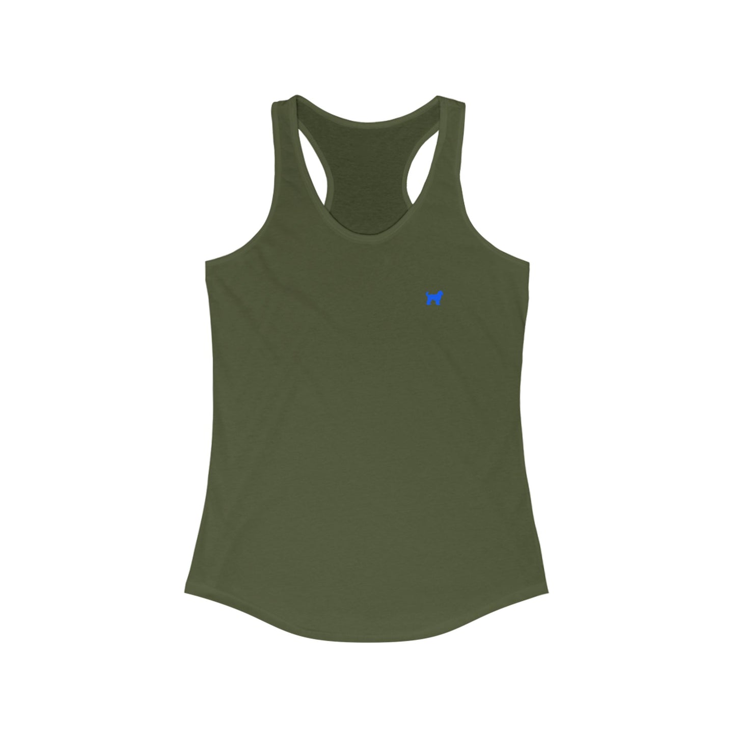 Casual Dog Lover Racerback Tank - Comfortable Fit for Summer Days
