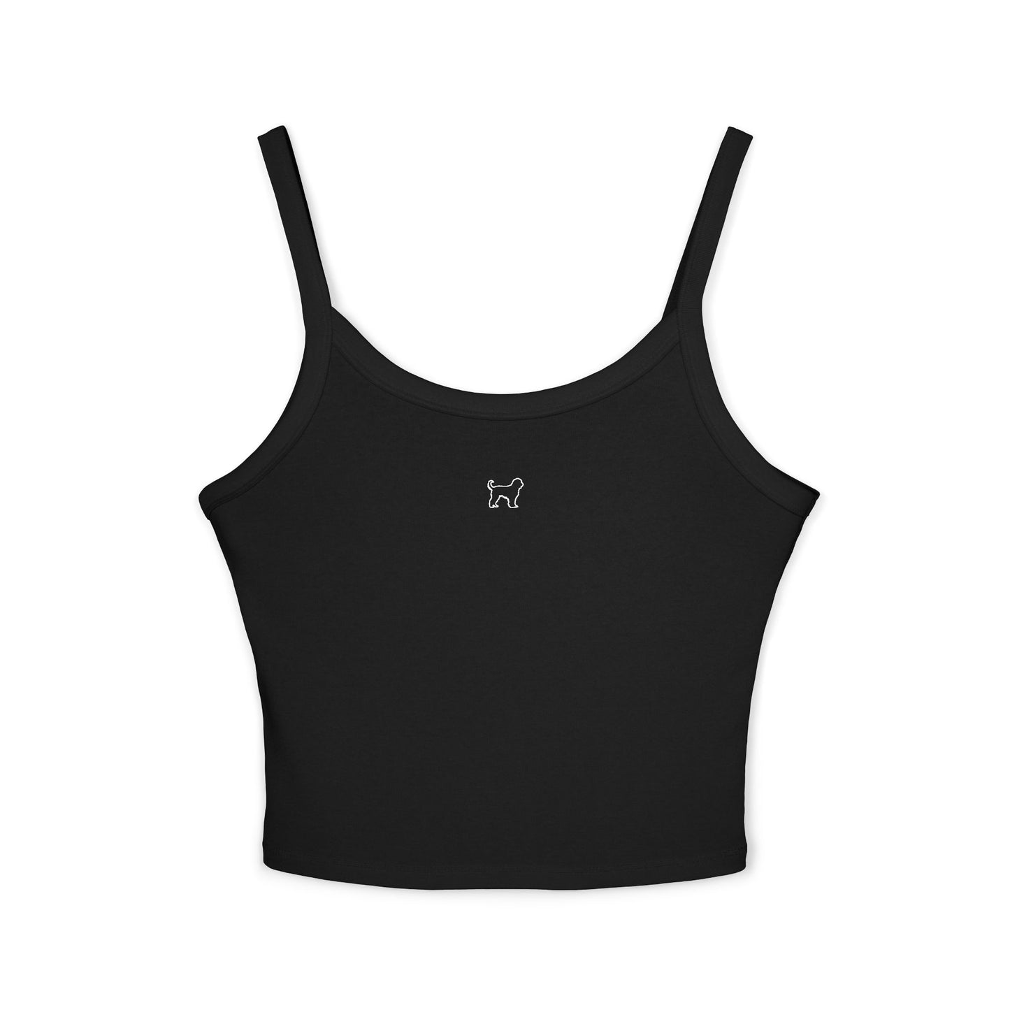 Cute Dog Design Women's Spaghetti Strap Tank Top - Perfect for Pet Lovers