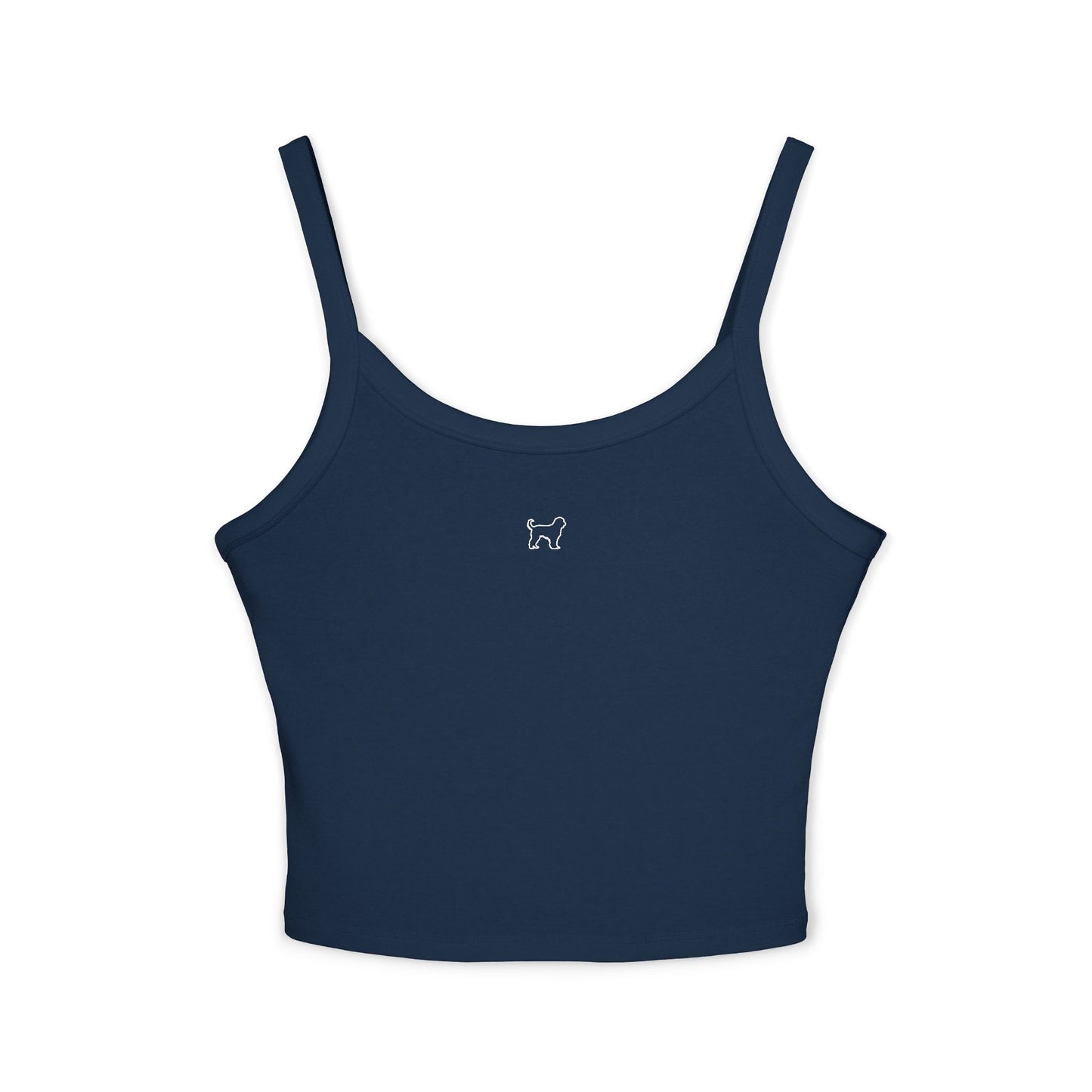 Cute Dog Design Women's Spaghetti Strap Tank Top - Perfect for Pet Lovers