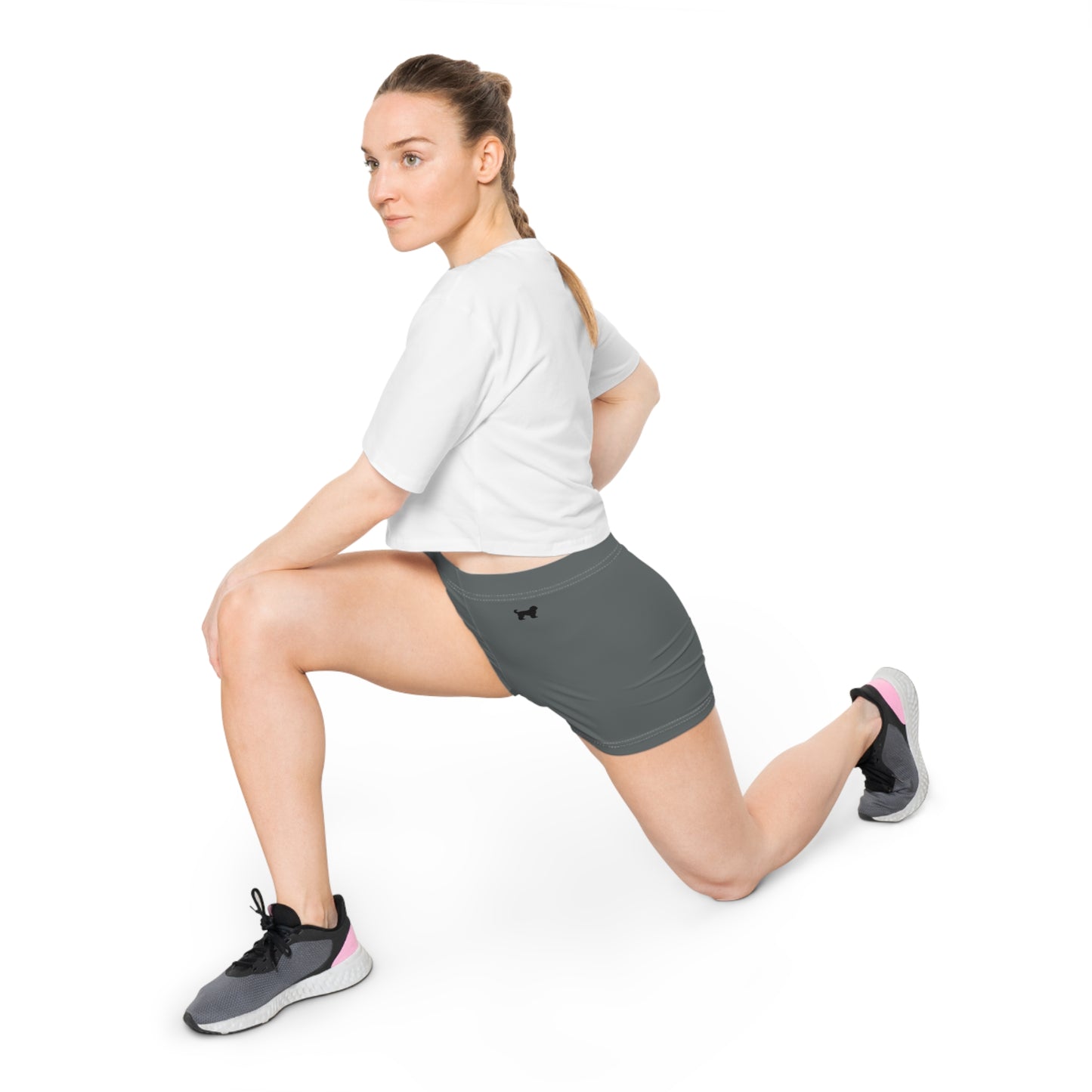 Comfortable Women's Purple Athletic Shorts for Active Lifestyle