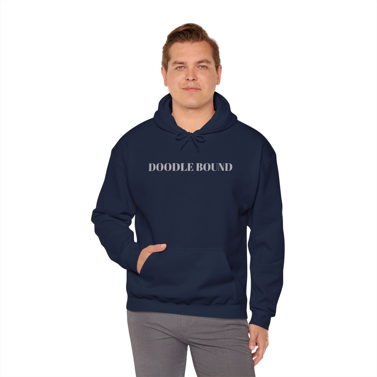 Doodle Bound Heavy Blend Hoodie - Dog Lover Gift