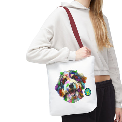 Colorful Dog Tote Bag - Fun and Whimsical Pet Lover's Accessory