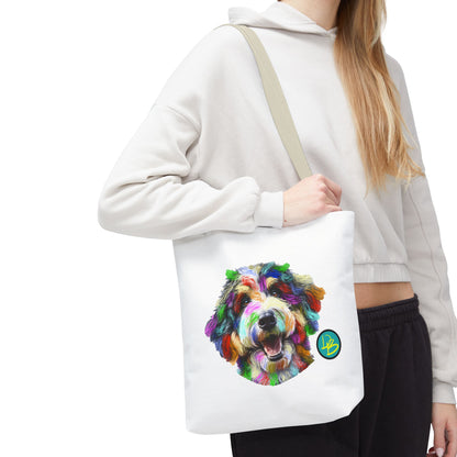 Colorful Dog Tote Bag - Fun and Whimsical Pet Lover's Accessory