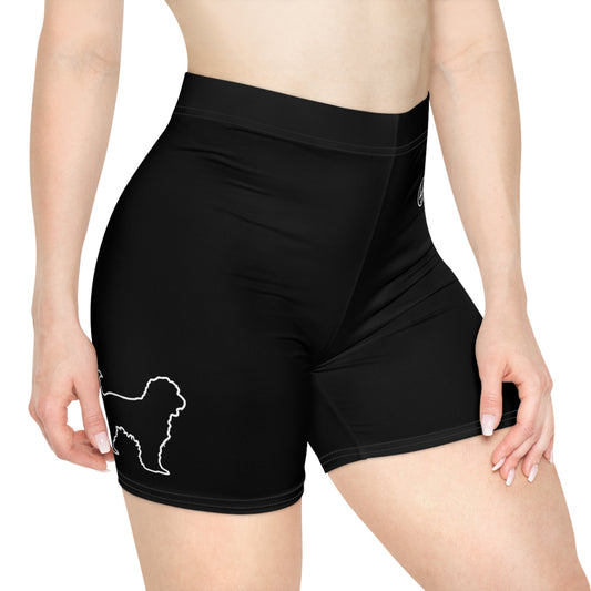 Women's Dog Lover Biker Shorts - Comfortable & Stylish Activewear