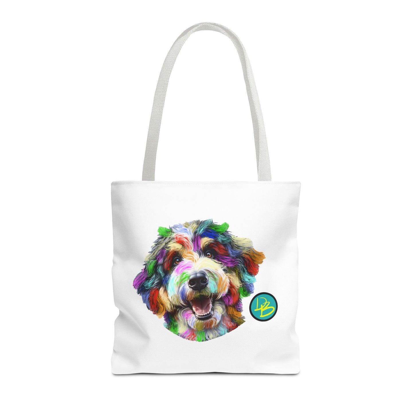 Colorful Dog Tote Bag - Fun and Whimsical Pet Lover's Accessory