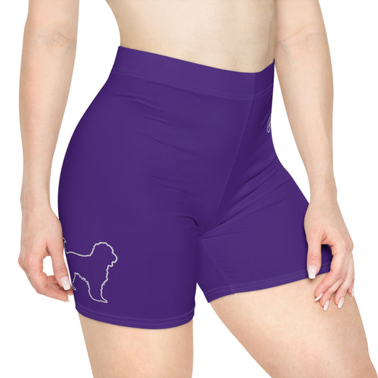 Women's Dog Lover Biker Shorts - Comfortable & Stylish Activewear