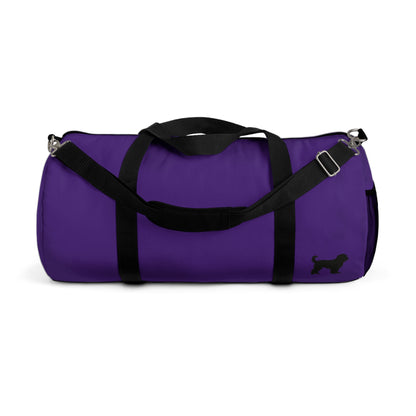 Purple Dog Lover's Duffel Bag - Perfect for Travel & Pet Adventures