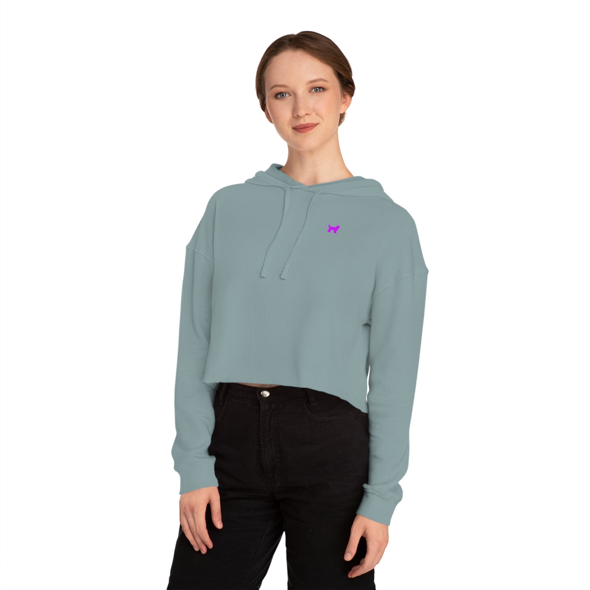 Stylish Women's Cropped Hoodie - Casual Wear, Gym Top, Everyday Comfort, Gift for Her, Trendy Summer Fashion