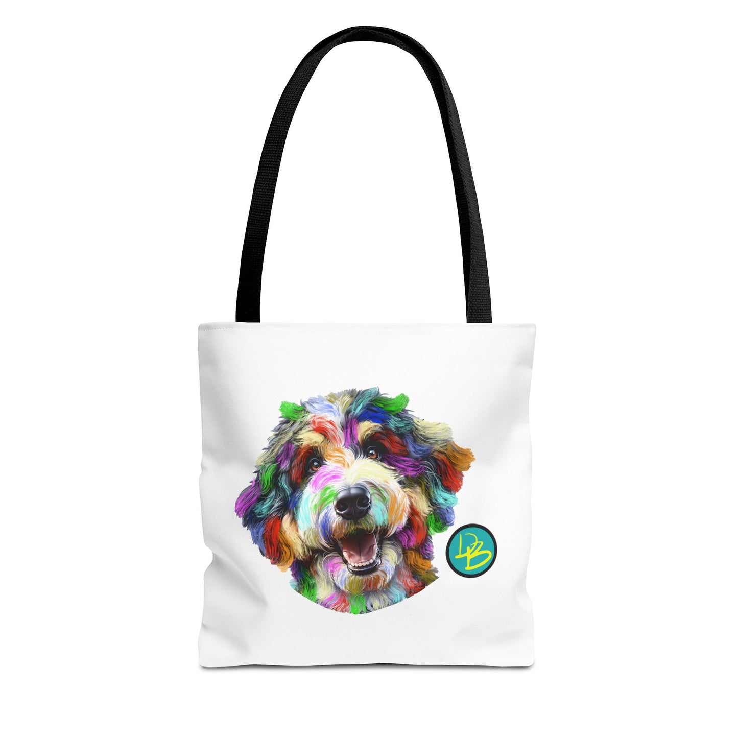 Colorful Dog Tote Bag - Fun and Whimsical Pet Lover's Accessory