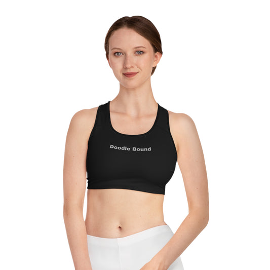 Doodle Bound Sports Bra - Comfortable Activewear for Yoga and Fitness