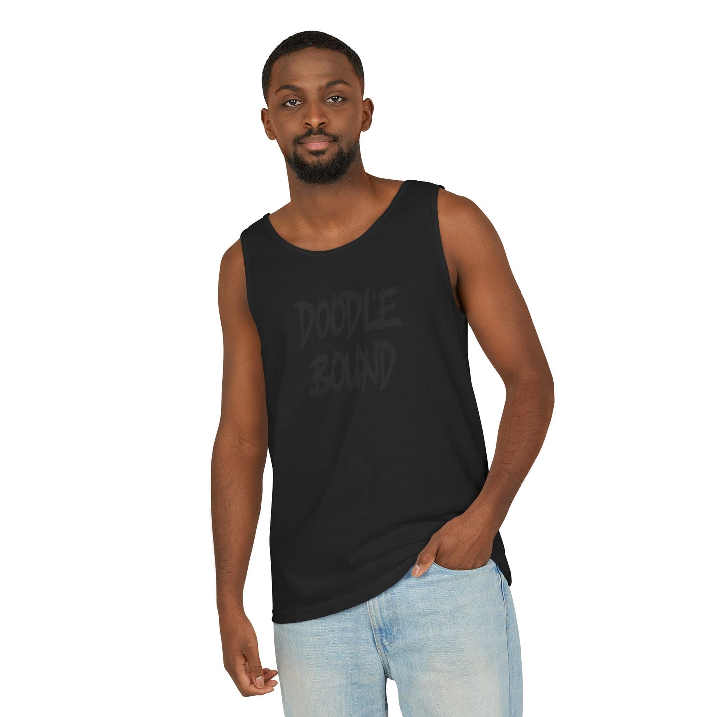 Doodle Bound Tank Top - Soft Garment-Dyed Summer Tee