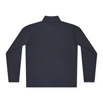 Men's Quarter-Zip Pullover - Versatile White Layer for Casual Outings & Sports