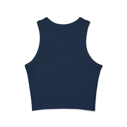 Doodle Bound Women’s Micro Rib Racer Tank Top - Stylish & Comfortable Summer Essential