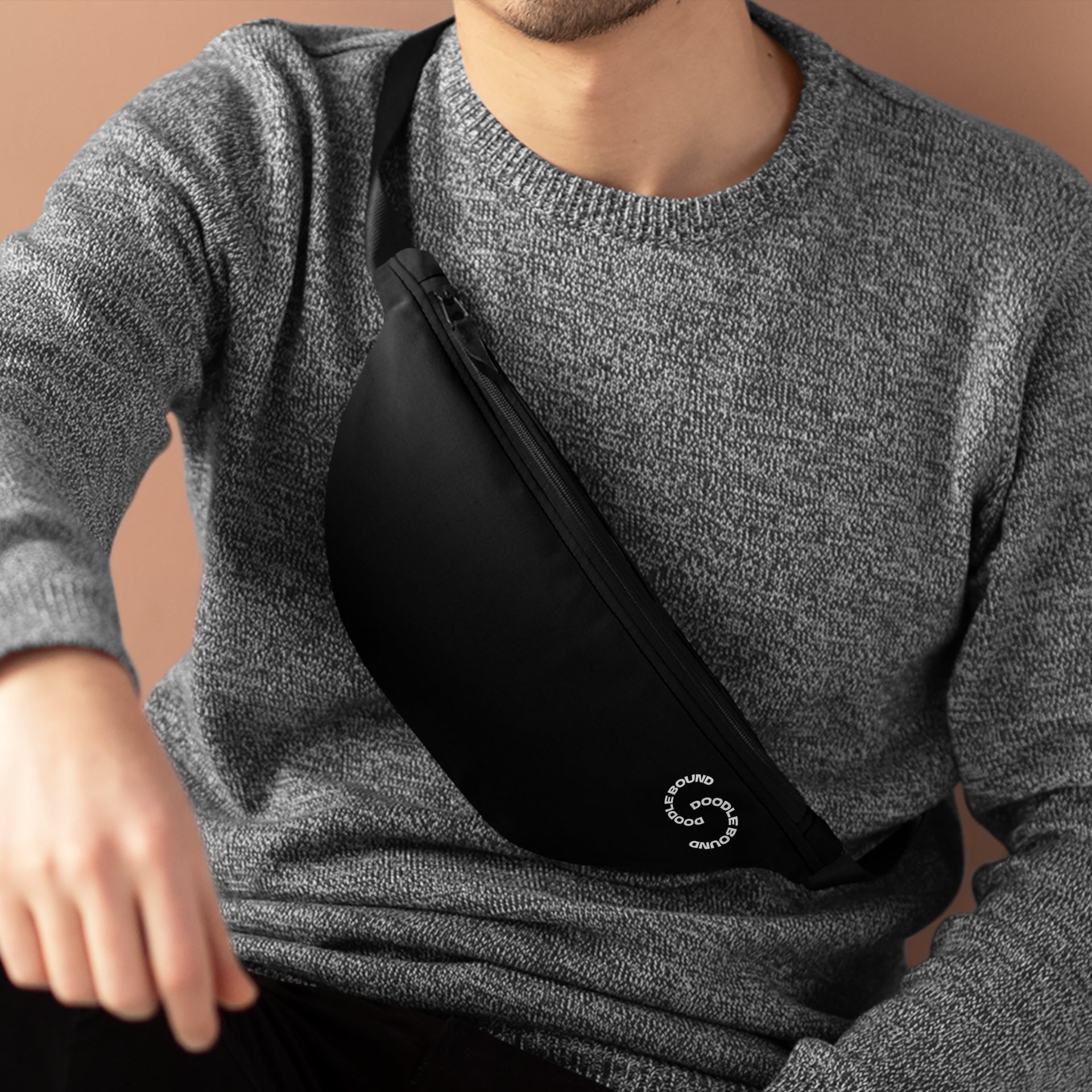 Chic Black Fanny Pack - Stylish Belt Bag for Festivals, Travel, and Everyday Use, Ideal for Gifting, Outdoor Adventures, and Concerts