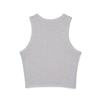 Doodle Bound Women’s Micro Rib Racer Tank Top - Stylish & Comfortable Summer Essential