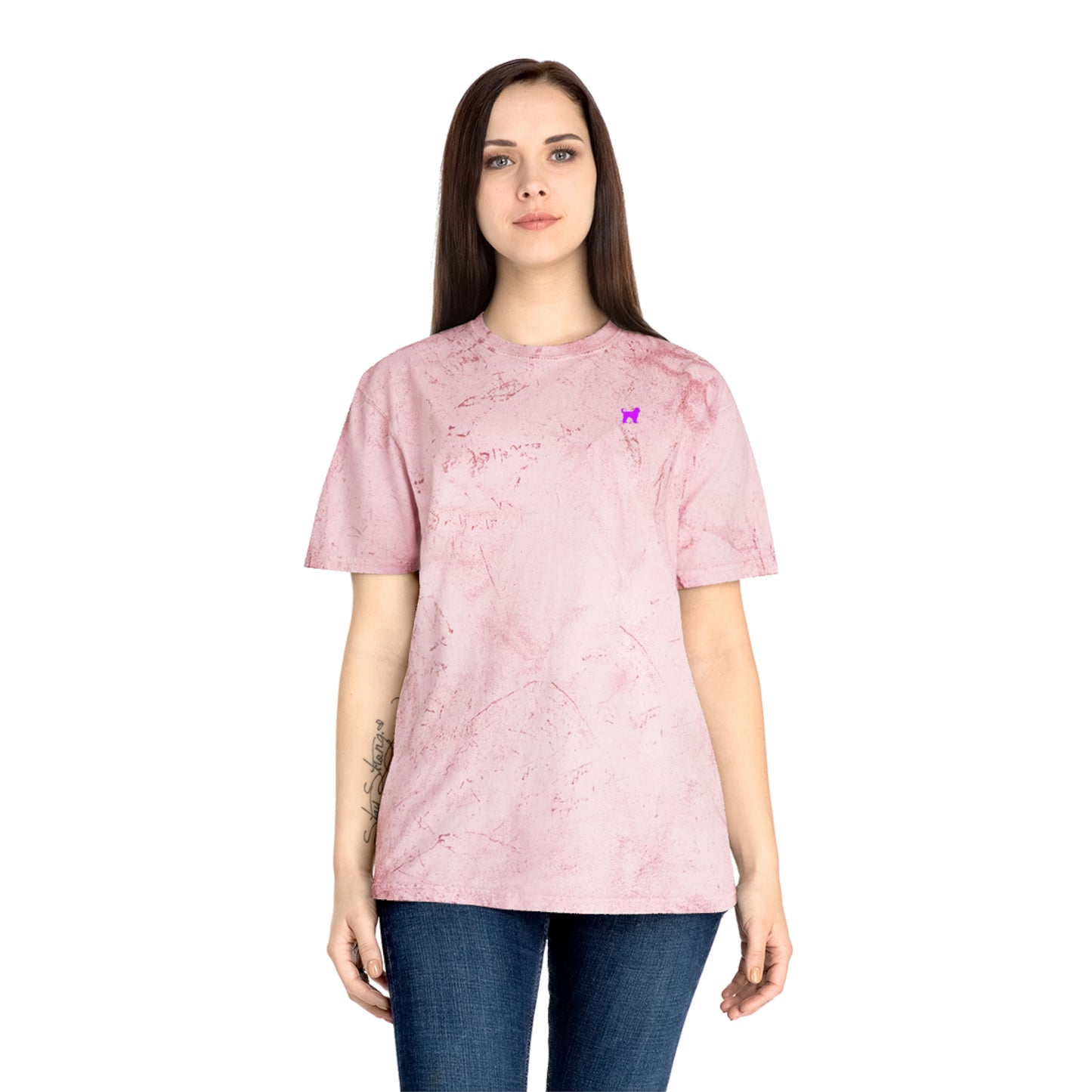 Color Blast T-Shirt - Cool Marble Effect for Everyday Style