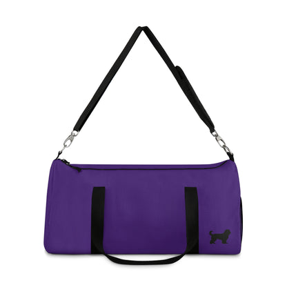 Purple Dog Lover's Duffel Bag - Perfect for Travel & Pet Adventures