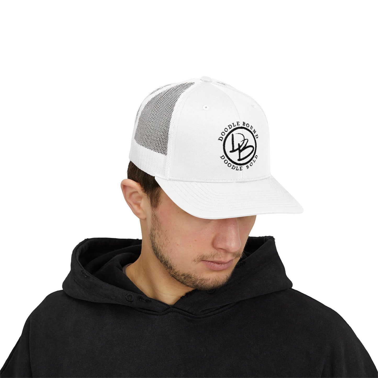 Doodle Round Trucker Cap - Snapback Hat