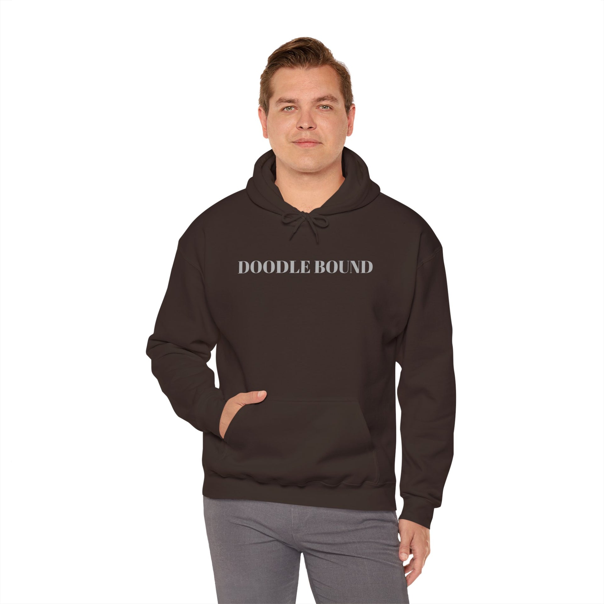Doodle Bound Heavy Blend Hoodie - Dog Lover Gift