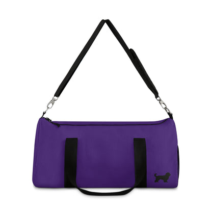 Purple Dog Lover's Duffel Bag - Perfect for Travel & Pet Adventures