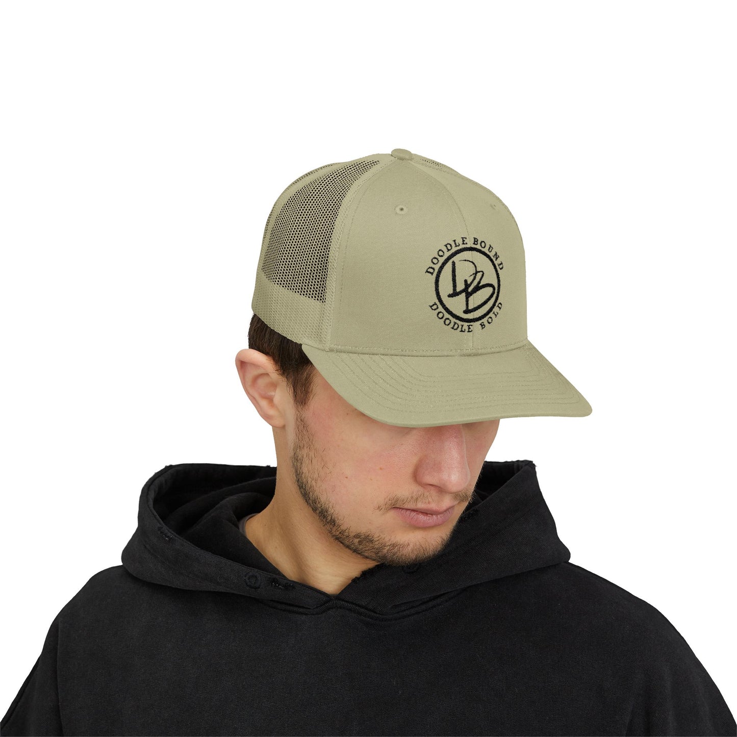 Doodle Round Trucker Cap - Snapback Hat