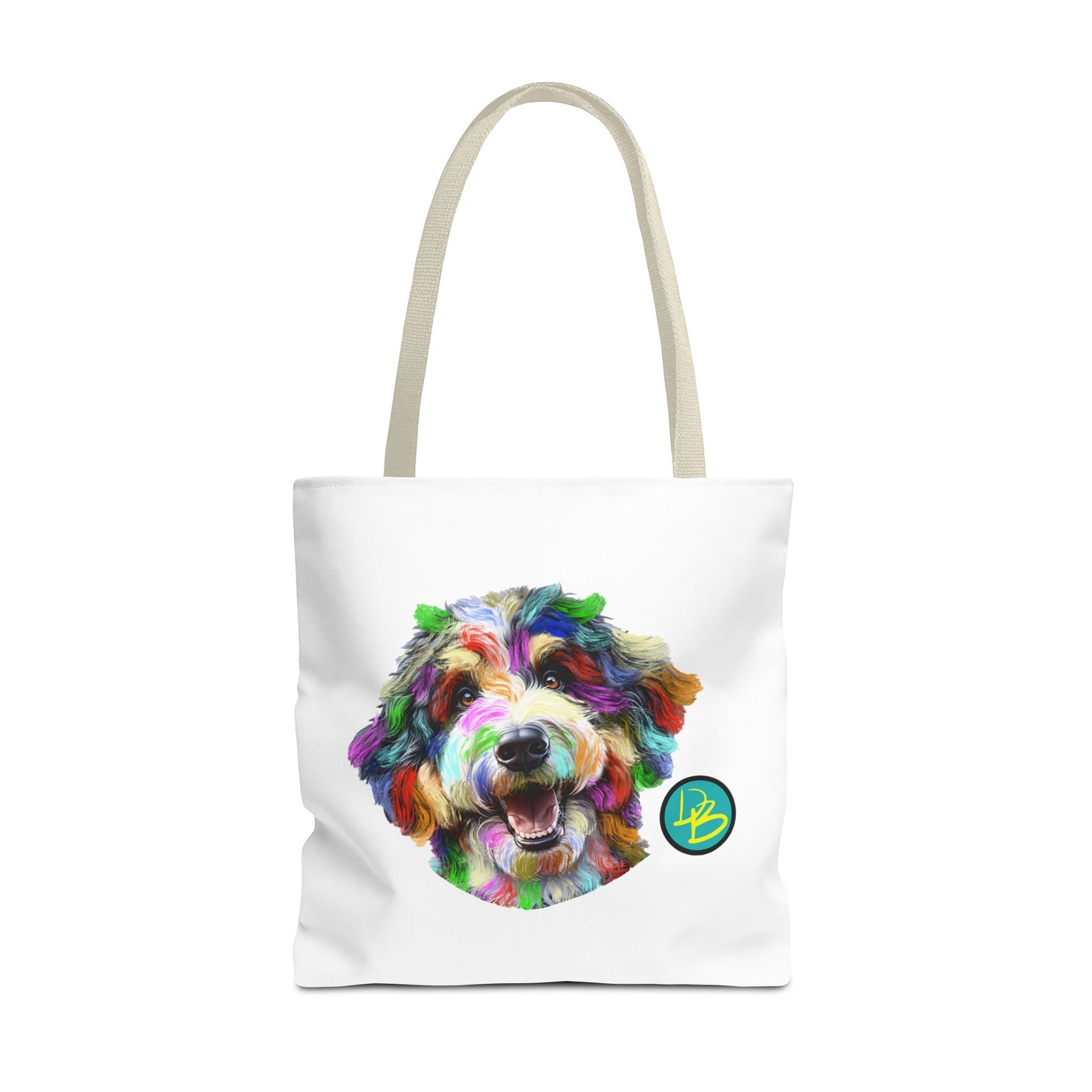 Colorful Dog Tote Bag - Fun and Whimsical Pet Lover's Accessory