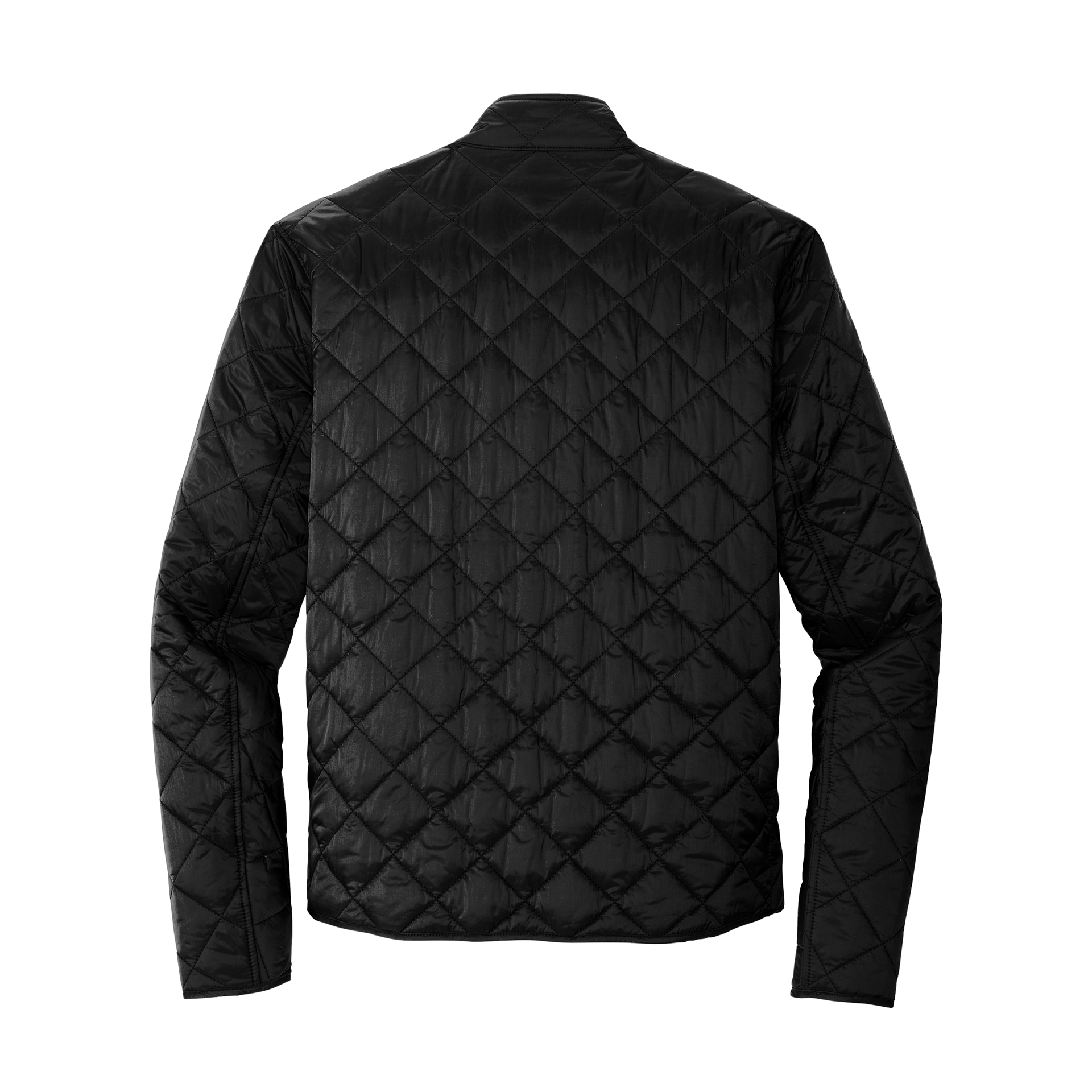 Embroidered Quilted Full-Zip Jacket | Cozy, Stylish Outerwear for Fall, Winter, Outdoor Activities, Perfect Gift
