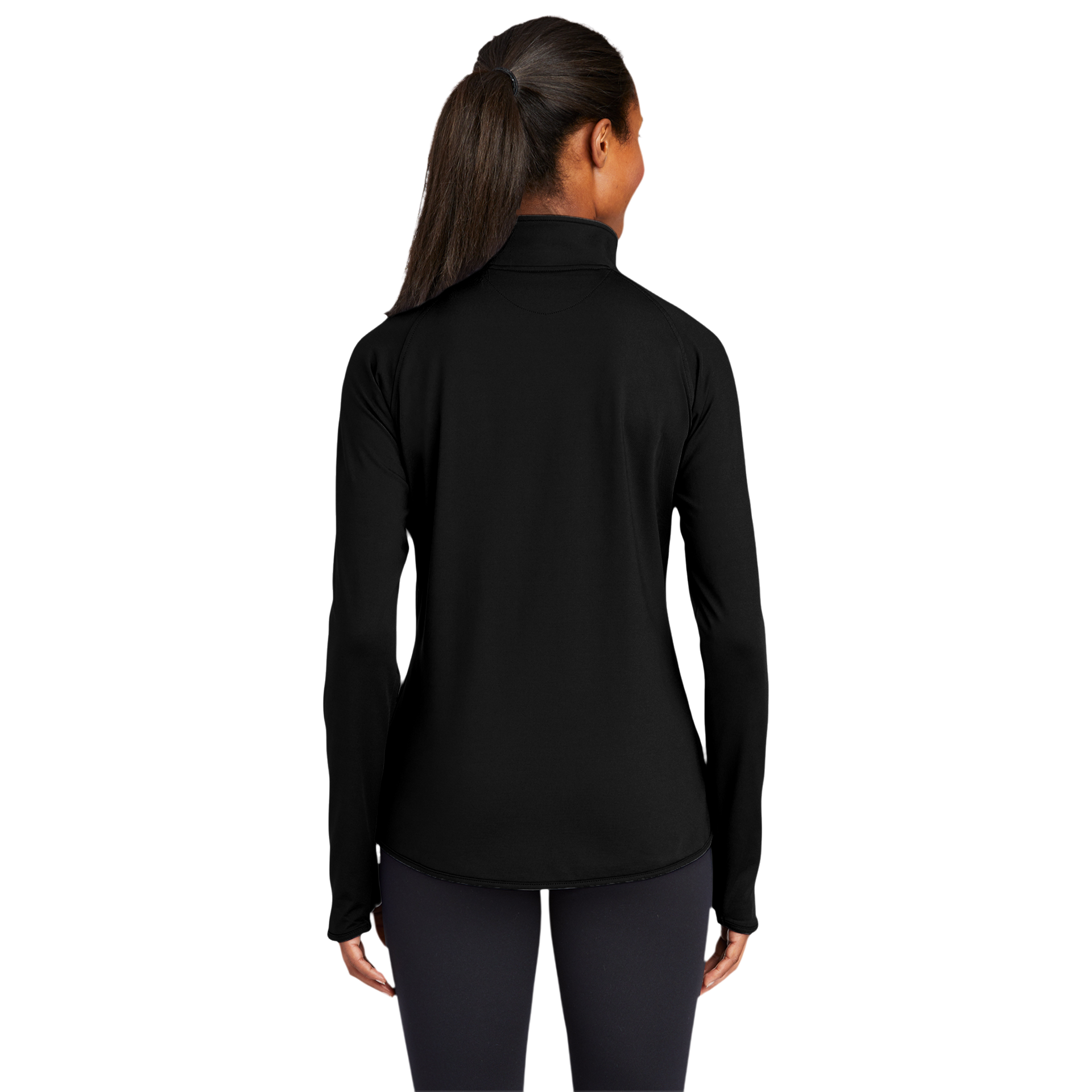 Ladies Quarter-Zip Pullover - Embroidered Activewear, Sporty Layer, Workout Top, Gifts for Her, Fitness Apparel