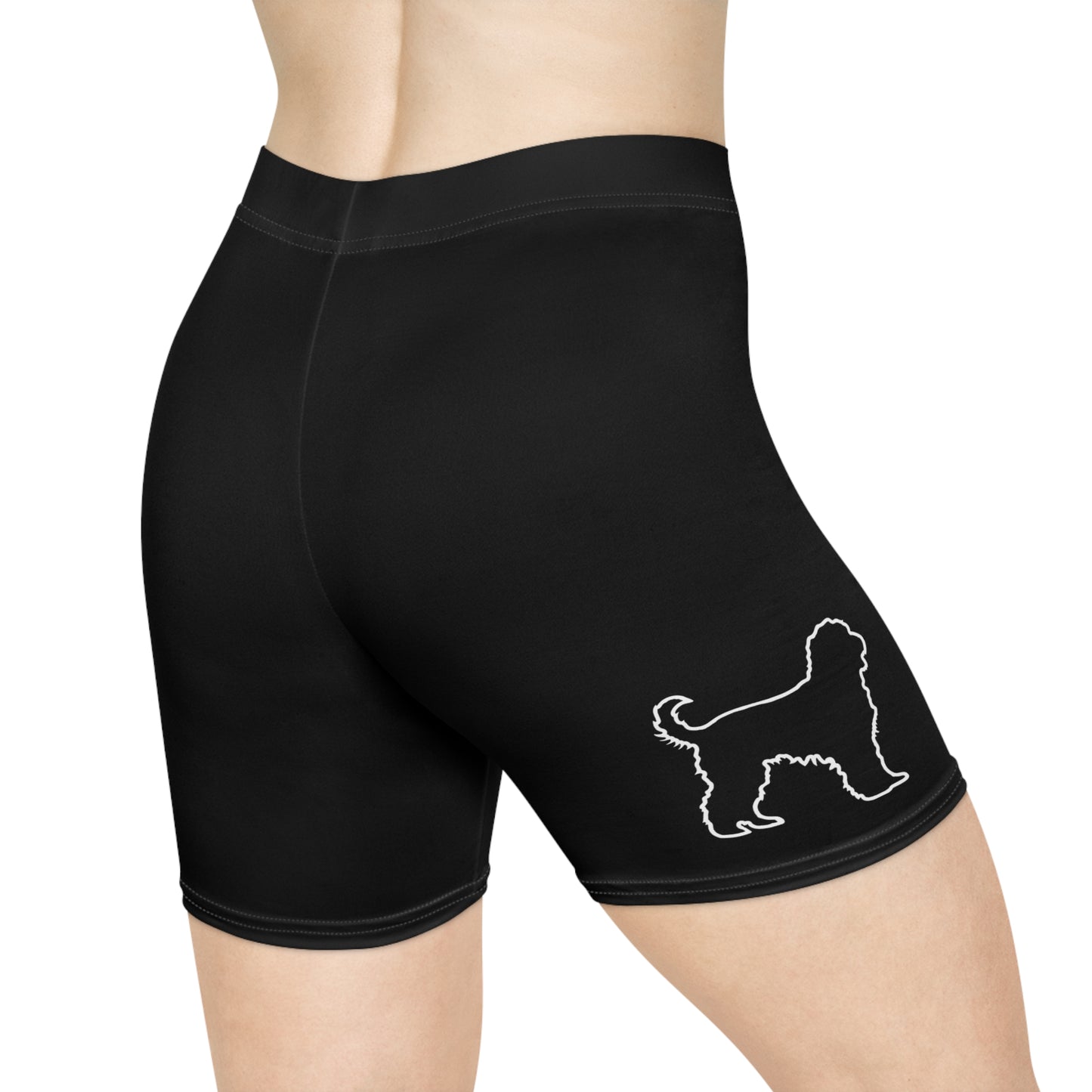 Women's Dog Lover Biker Shorts - Comfortable & Stylish Activewear