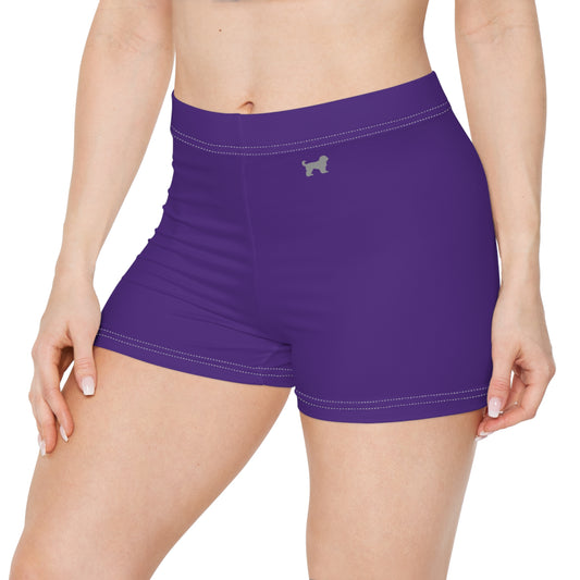 Comfortable Women's Purple Athletic Shorts for Active Lifestyle