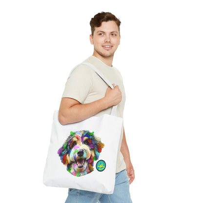 Colorful Dog Tote Bag - Fun and Whimsical Pet Lover's Accessory