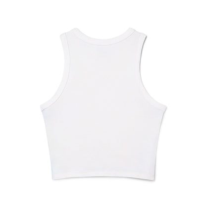 Doodle Bound Women’s Micro Rib Racer Tank Top - Stylish & Comfortable Summer Essential