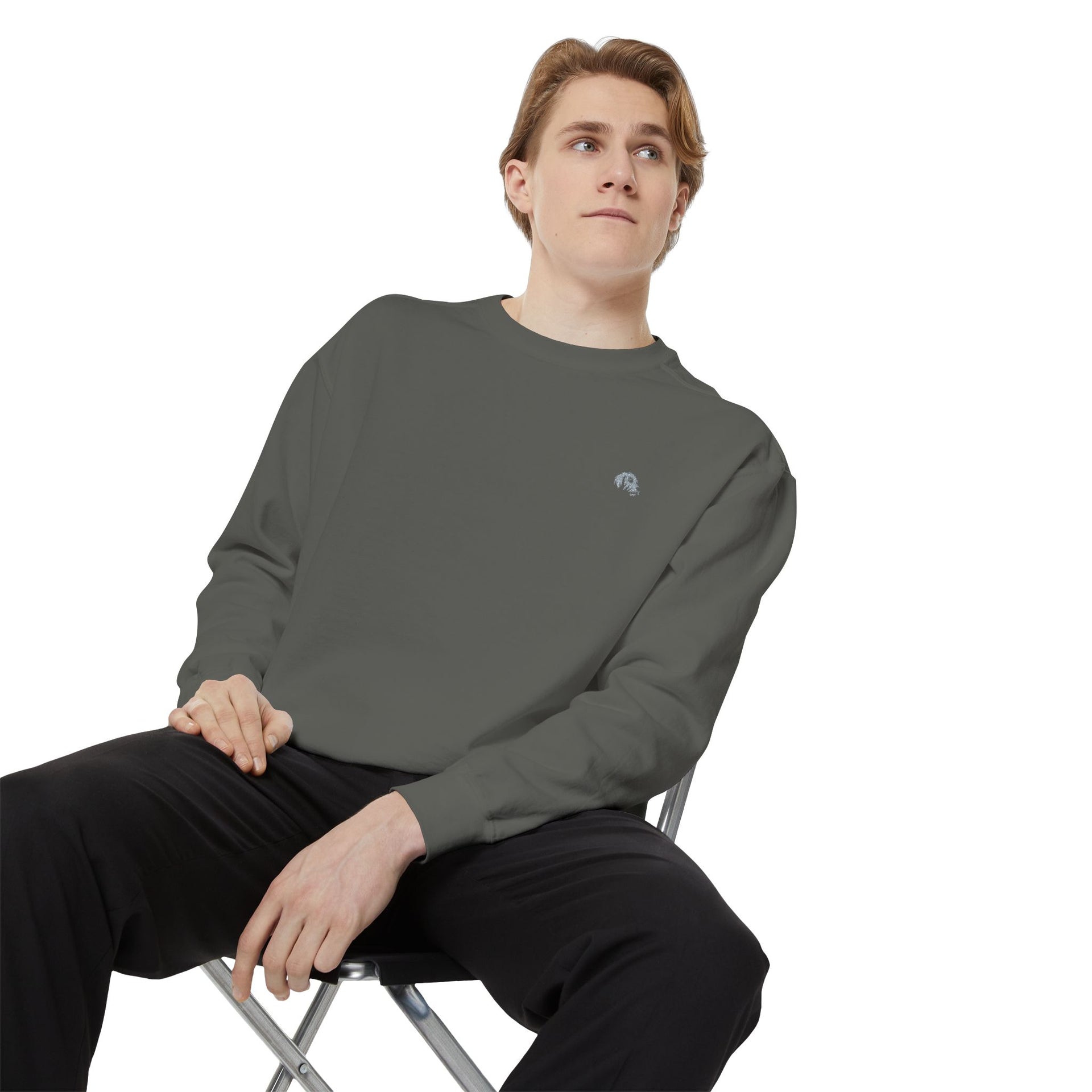 Garment-Dyed Sweatshirt - Cozy Casual Comfort