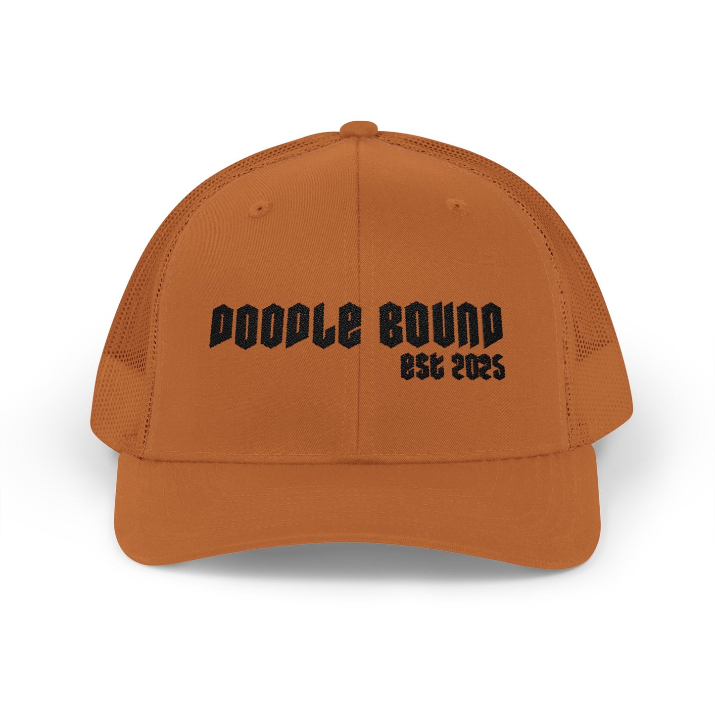 Doodle Bound Snapback Trucker Cap - Trendy Black Cap for Creative Souls, Perfect for Everyday Wear