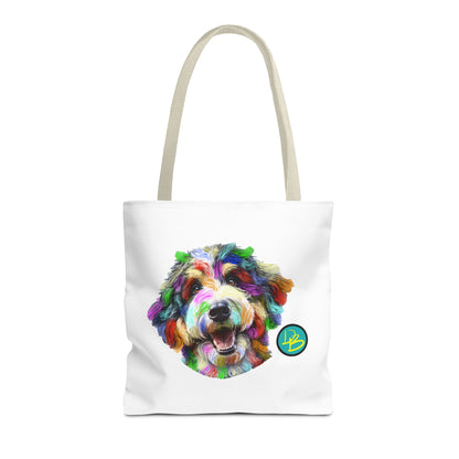 Colorful Dog Tote Bag - Fun and Whimsical Pet Lover's Accessory