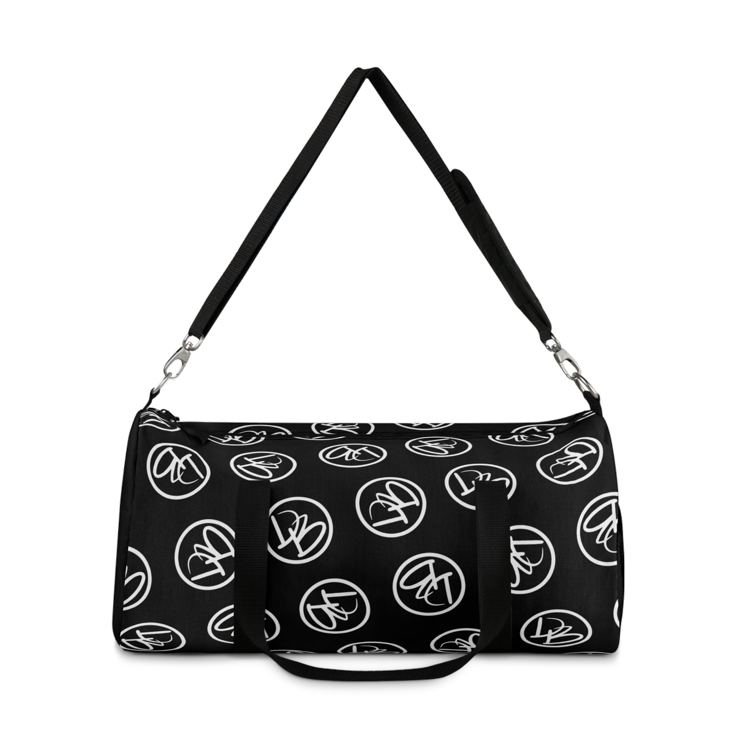 Large Stylish Monogram Duffel Bag for Gym, Travel & Everyday Use