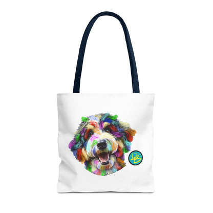 Colorful Dog Tote Bag - Fun and Whimsical Pet Lover's Accessory