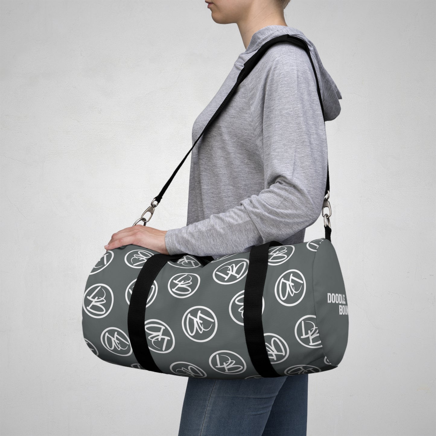 Stylish Monogram Duffel Bag for Gym, Travel & Everyday Use