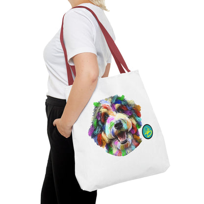 Colorful Dog Tote Bag - Fun and Whimsical Pet Lover's Accessory