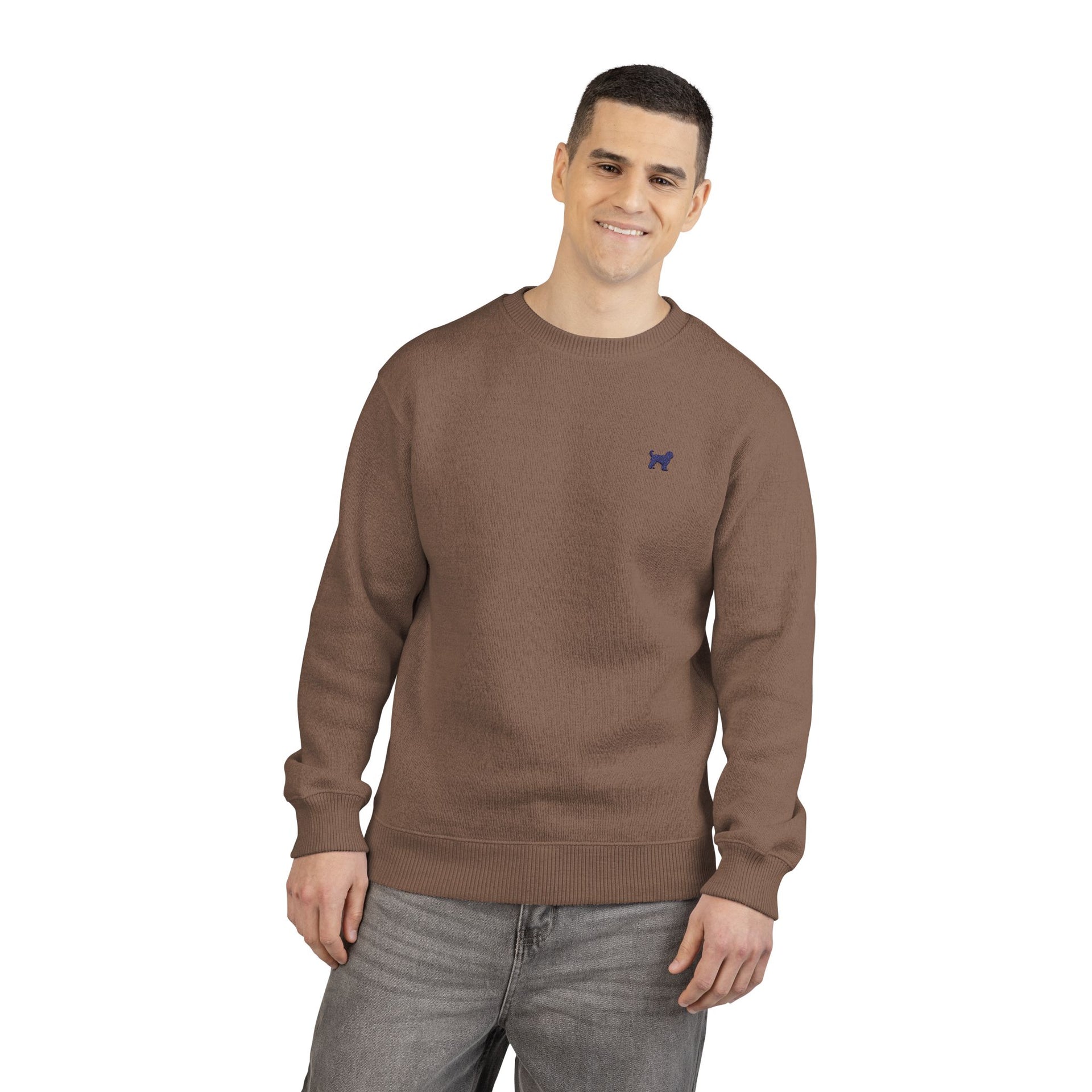 Cozy Embroidered Crewneck Sweatshirt, Casual Fall Wear, Gift for Her, Weekend Style, Layering Essential, Nantucket Vibes