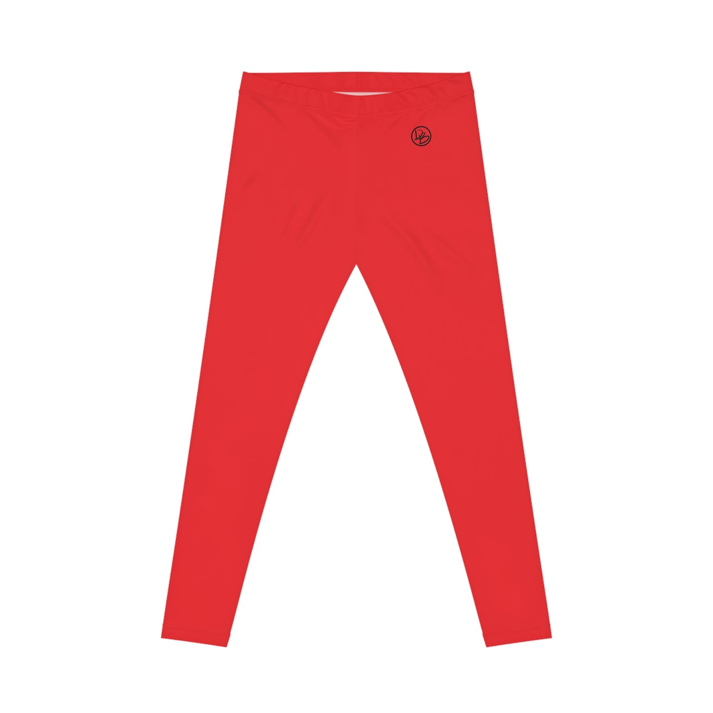 Comfortable Red Women's Casual Leggings - Perfect for Everyday Comfort