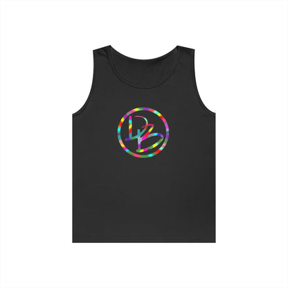 Colorful Graphic Heavy Cotton Tank Top